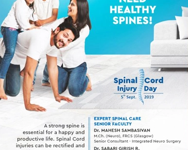 Spinal Cord Injury Day – 5th September
